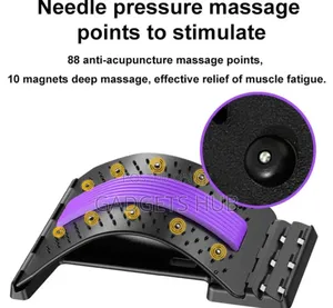 Lower Lumbar
Support Board Pain Relief Massager Back Stretc