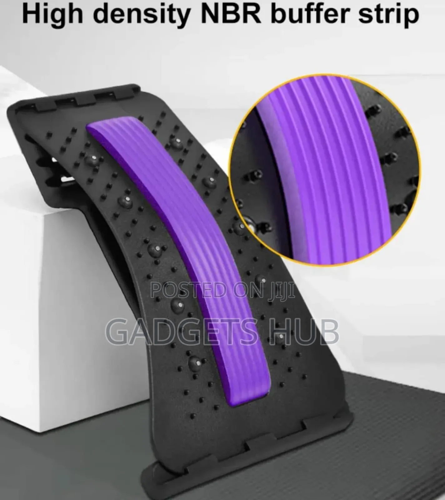 Lower Lumbar
Support Board Pain Relief Massager Back Stretc
