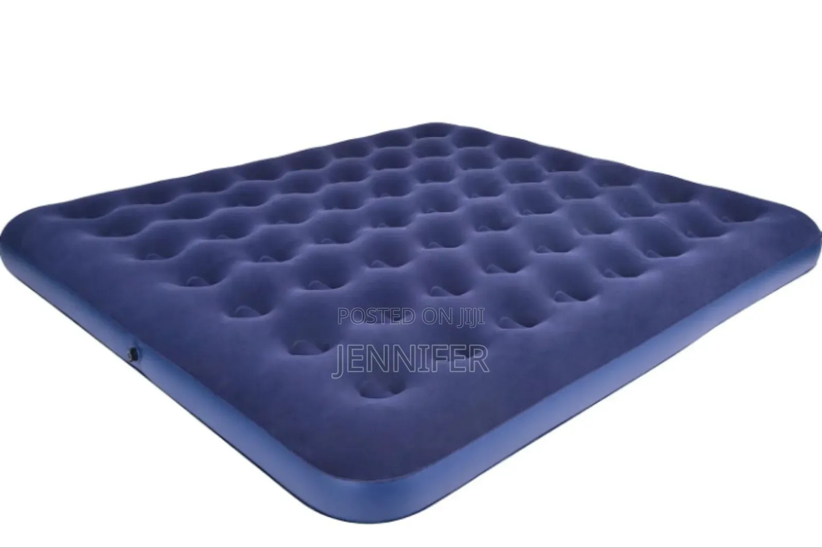 6 by 6 Anveli Flocked Air Bed