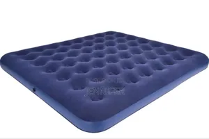 6 by 6 Anveli Flocked Air Bed
