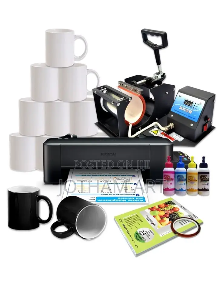 Heat Press Mug + Sublimation Printer All