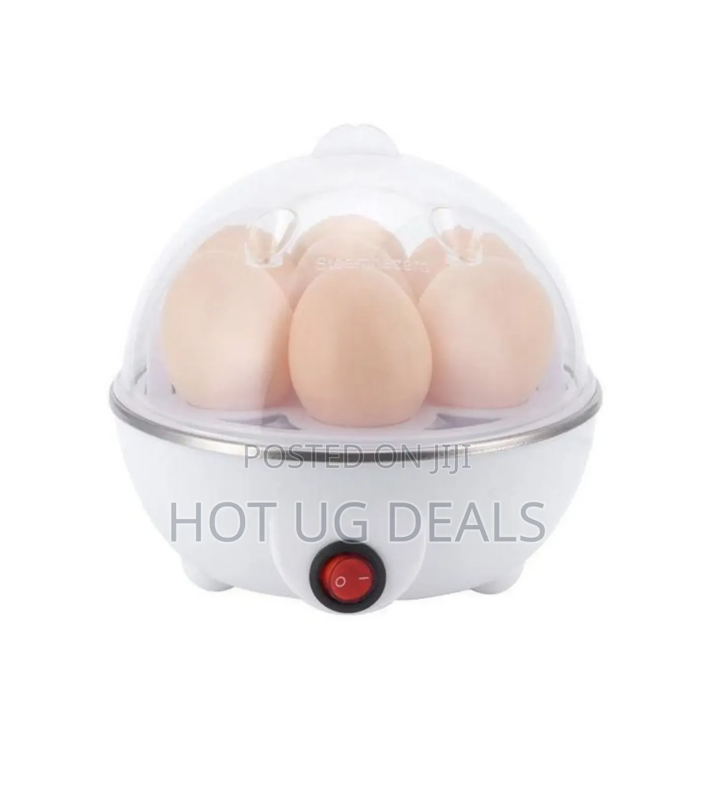 Electric Egg Boiler With 7 Slots - Multicolor
