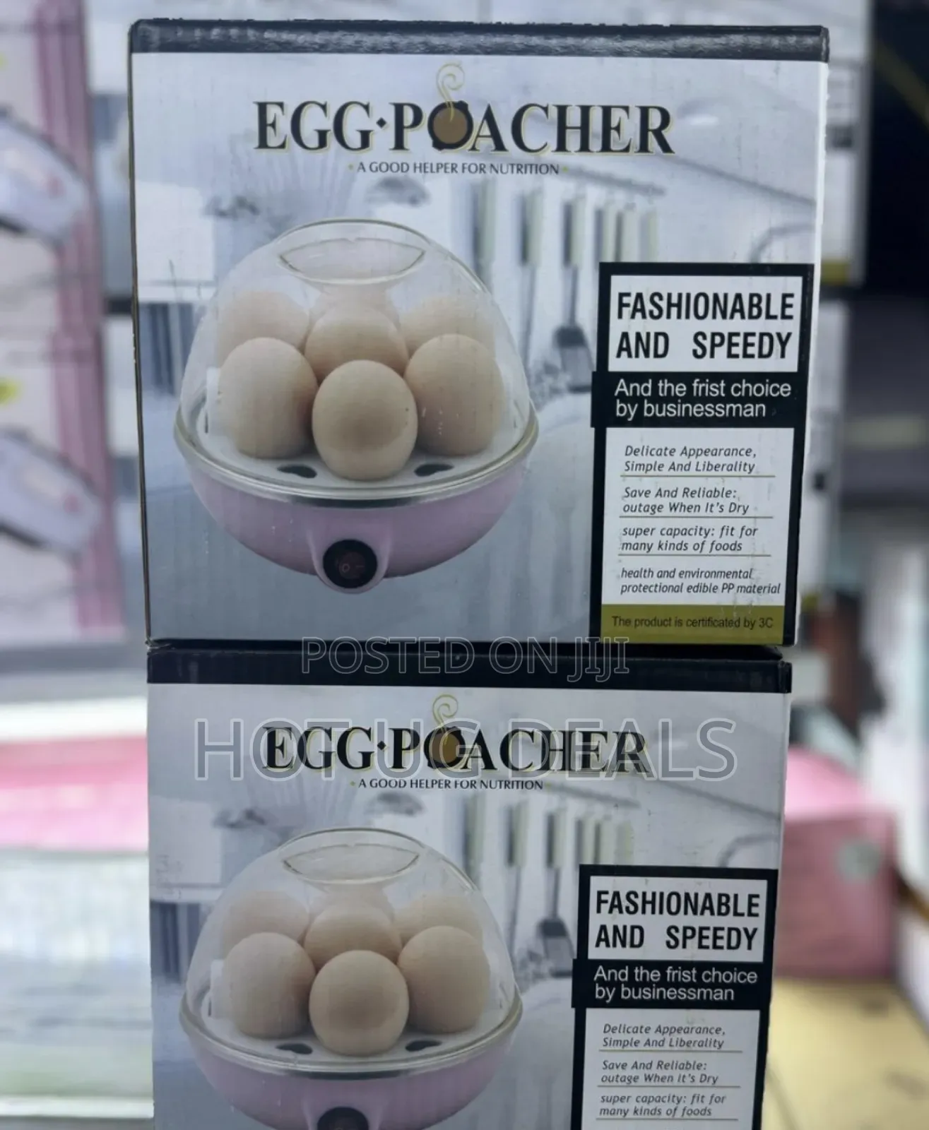 Electric Egg Boiler With 7 Slots - Multicolor