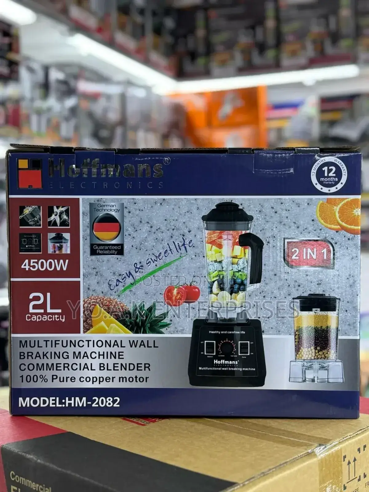 Hoffman 2 In1 2litters 4500w