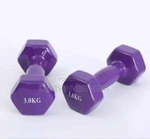 Photo - 3kg Pair Adidas Neoprene Hex Dumbbell