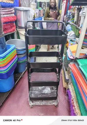 Metallic Salon Trolley Metallic Salon Trolley
