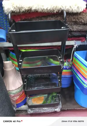 Metallic Salon Trolley Metallic Salon Trolley