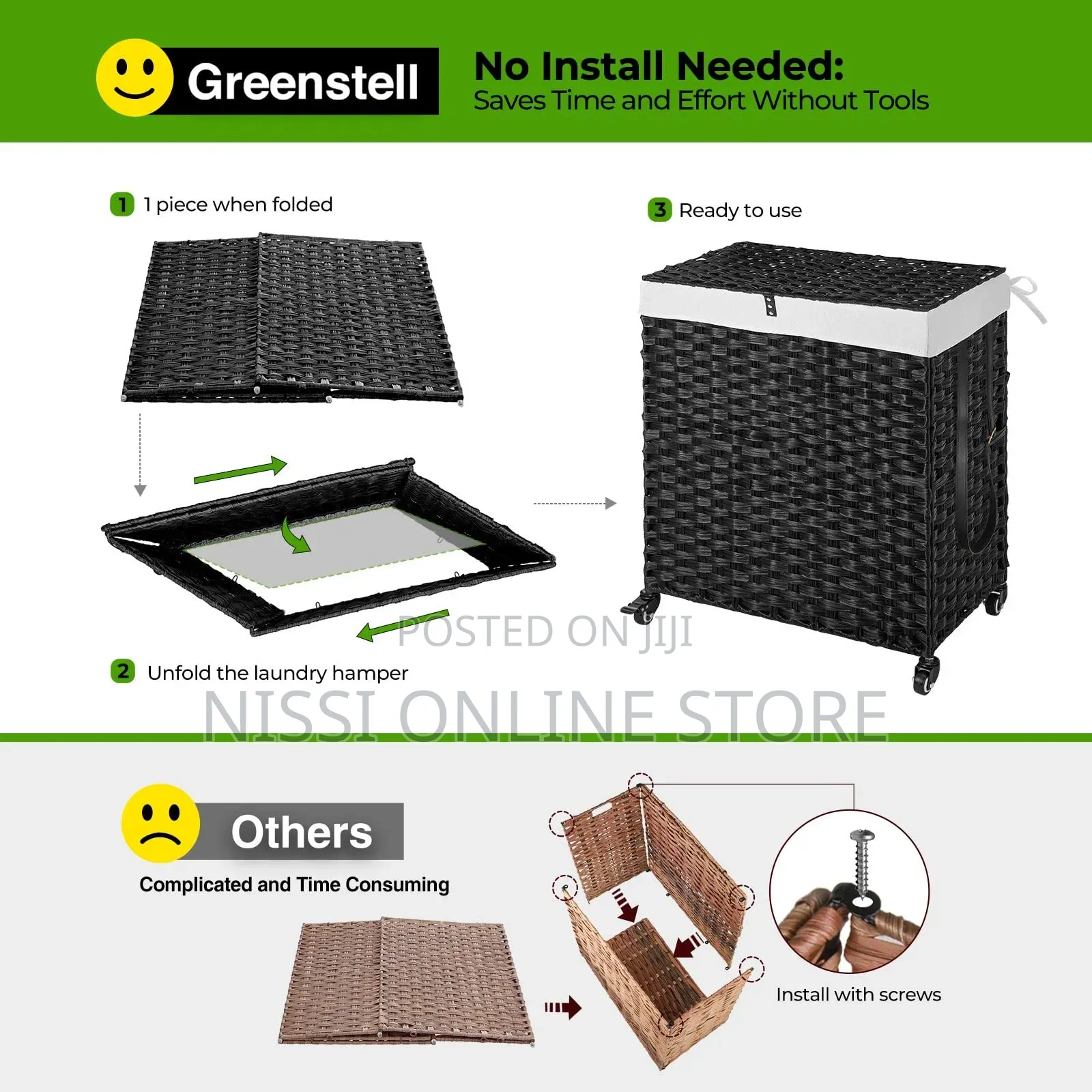 Laundry Hamper With Wheels