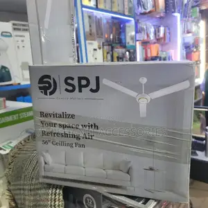 Ceiling Fan With Long Blades, SPJ Ceiling Fan