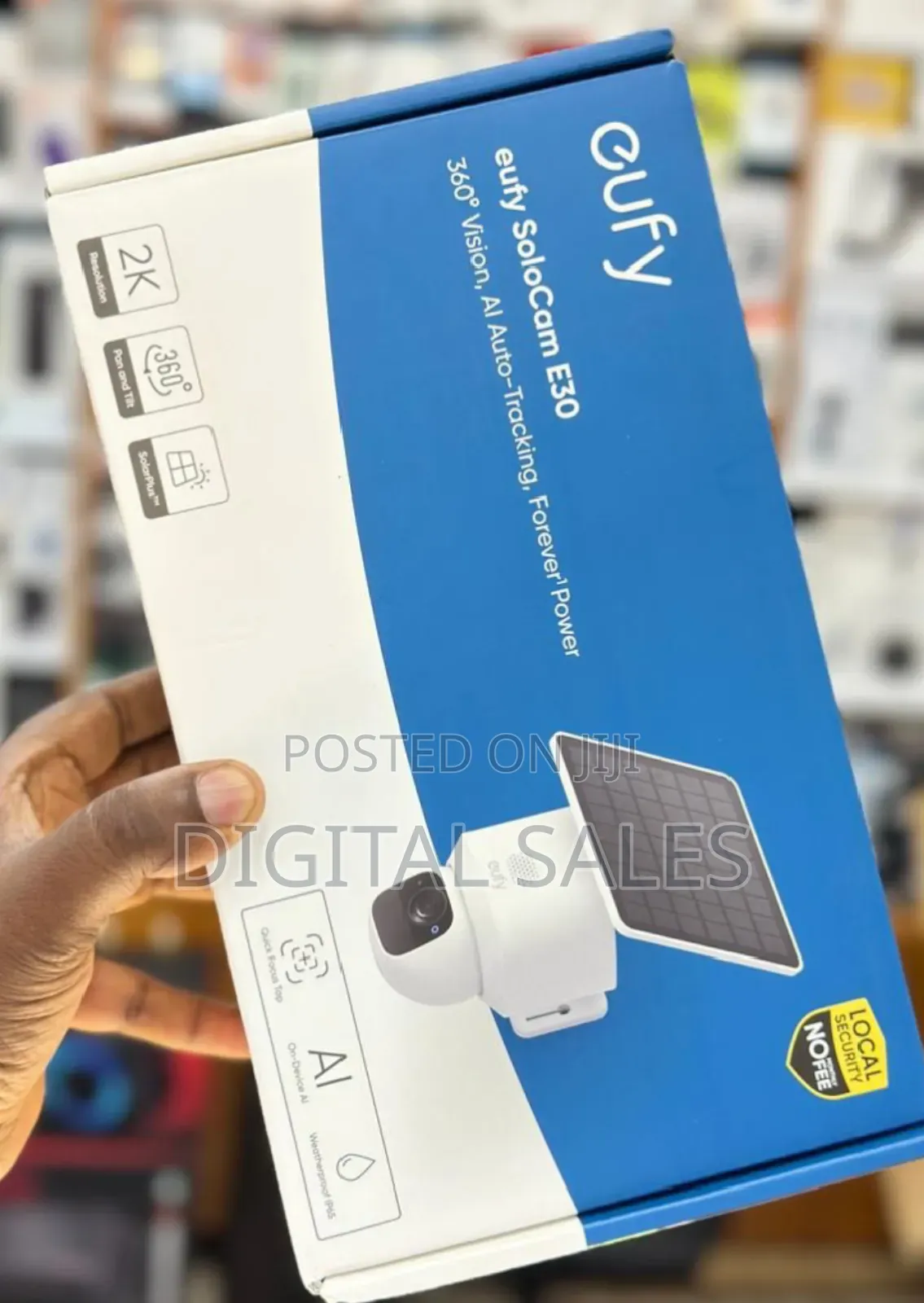 Eufy Security Solocam E30, Security Outdoor Solar Camera