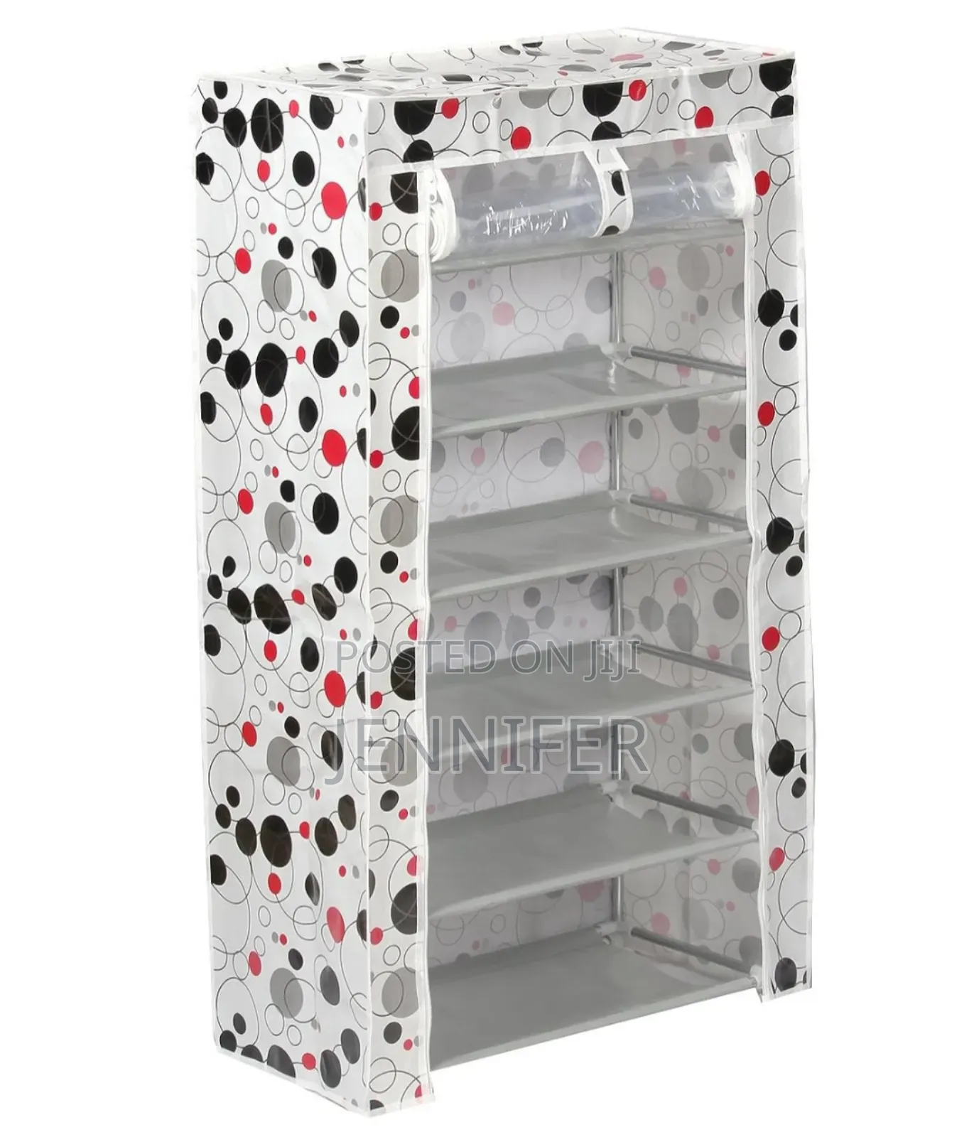 Modstyle Shoe Rack 6 Layer (White (Circle))