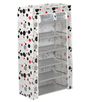 Modstyle Shoe Rack 6 Layer (White (Circle))