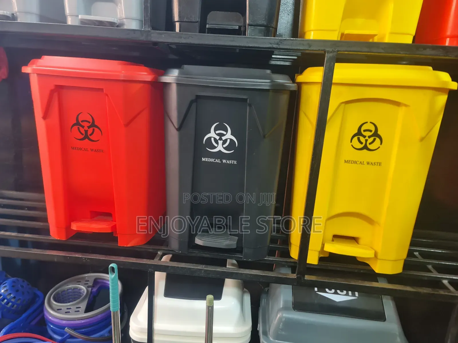 Plastic Dust Bins 50ltrs Step On