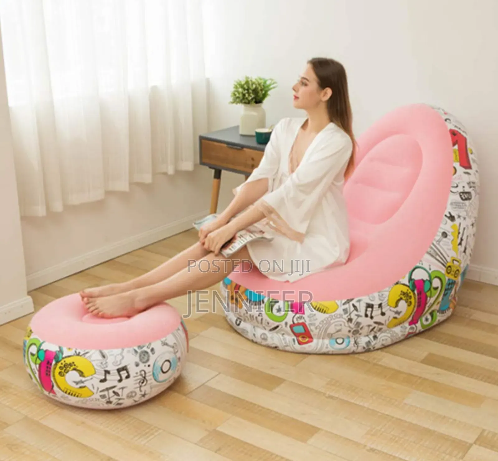 Shower Stool Inflatable Lounge Chair for Family