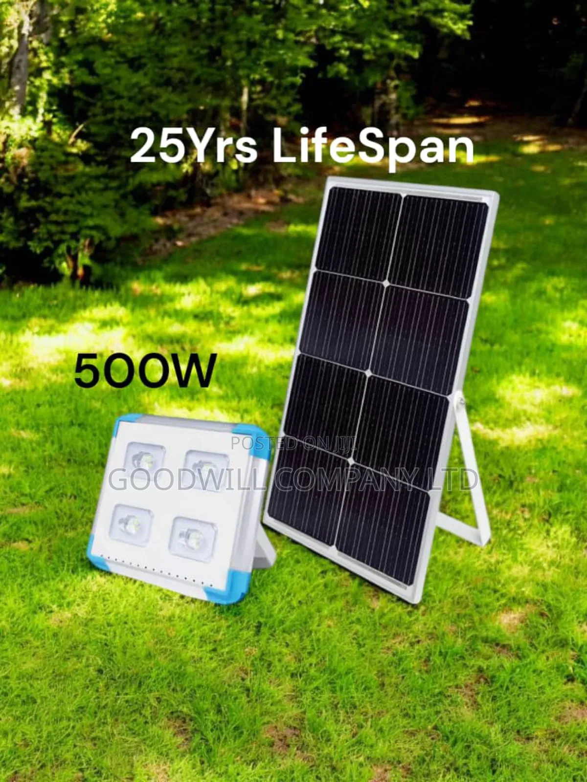 500w Cworth Solar Flood Light With 7586 Lumens