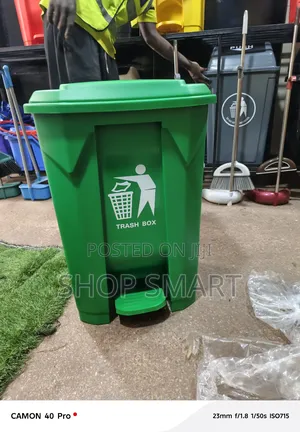 Photo - Step on Dust Bins 80ltrs Plastic