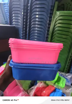 Plastic Square Tiffin Containers 1pc