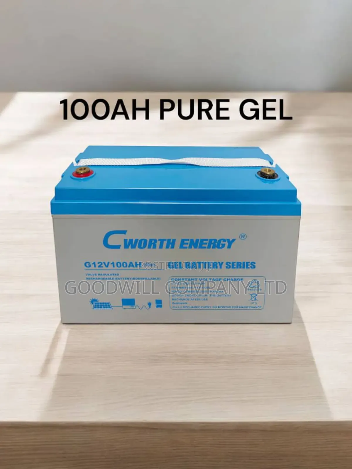 100ah Cworth Pure Gel Battery (Boom Booster)