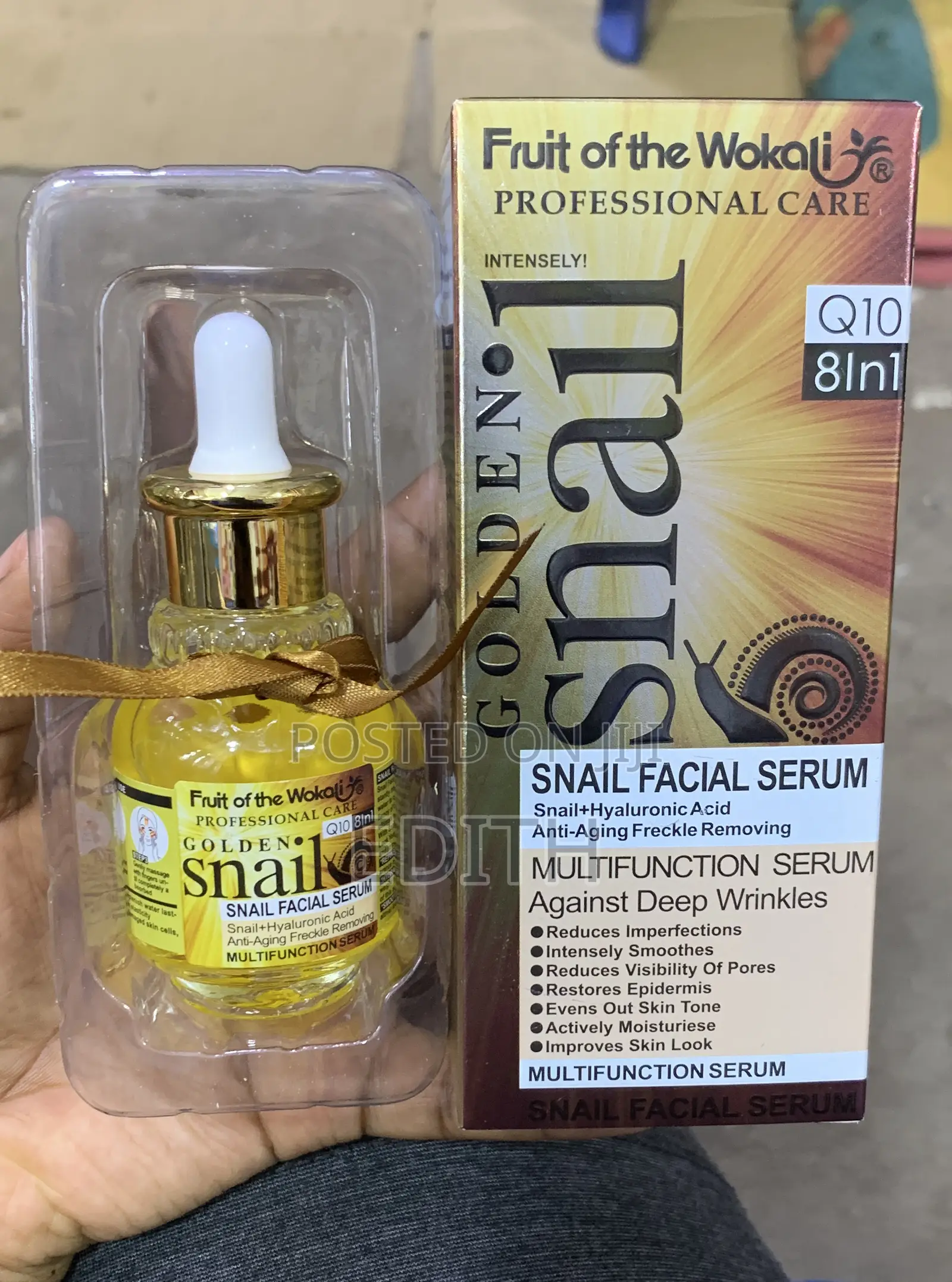 Fruit of Wokali Golden Snail Facial Serum