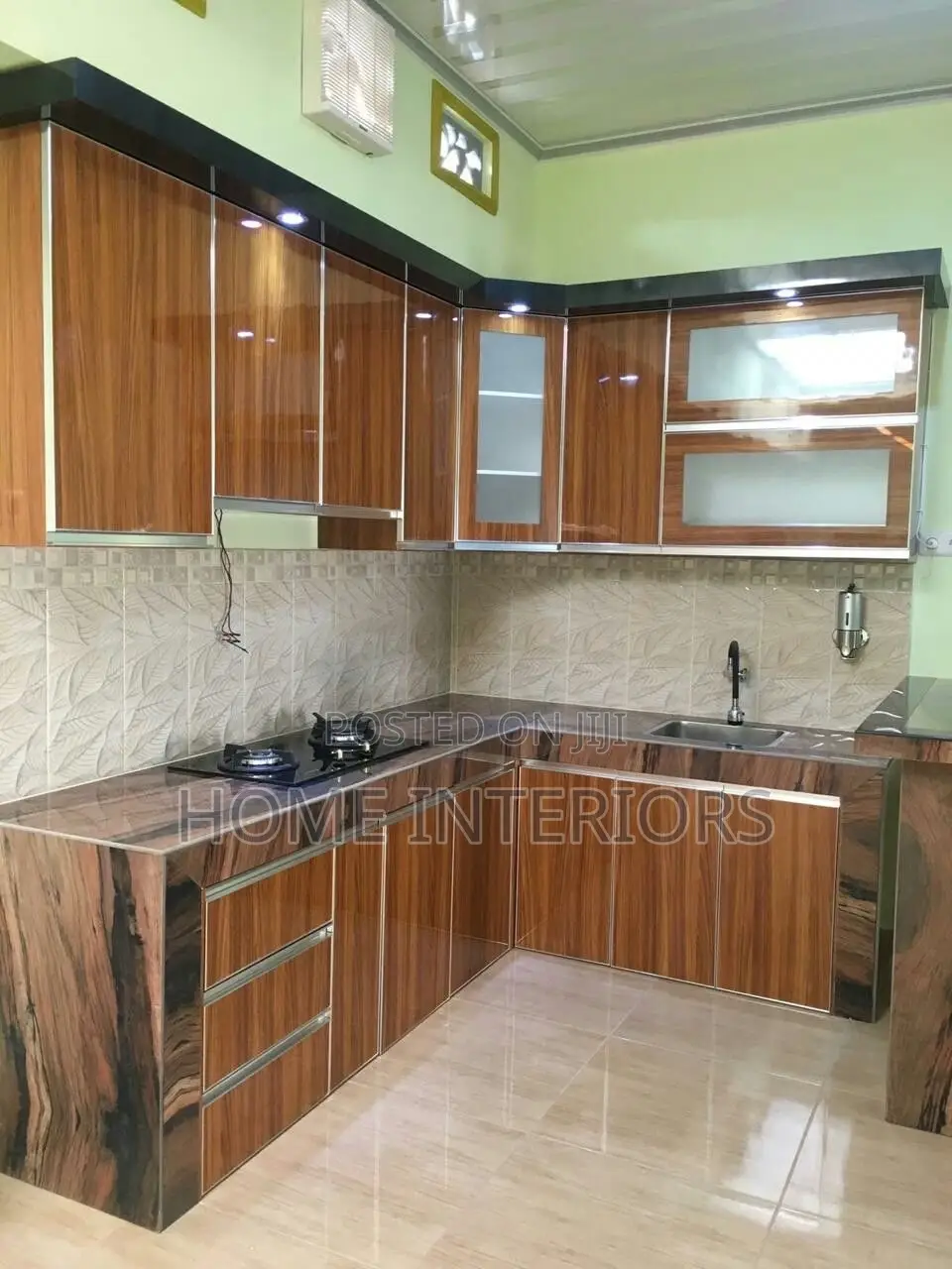 Marble Kitchen Cabinet