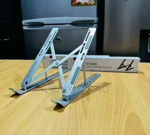 Table Top Adjustable Metallic Laptop Stand