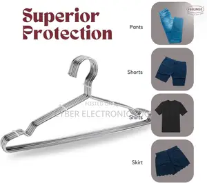 Steel Hangers Heavyduty Durable Clothe Hangers for Wardrobe