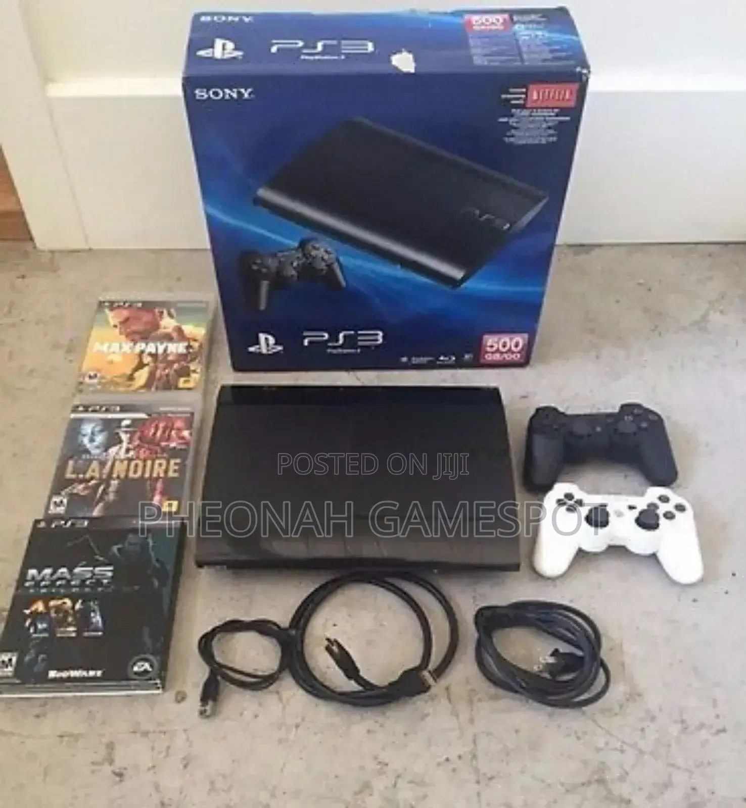 Brand New Playstation 3 Super Slim 20 Games, 2 Controllers