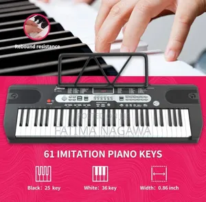 Photo - Unique 61 Keys Electronic Keyboard