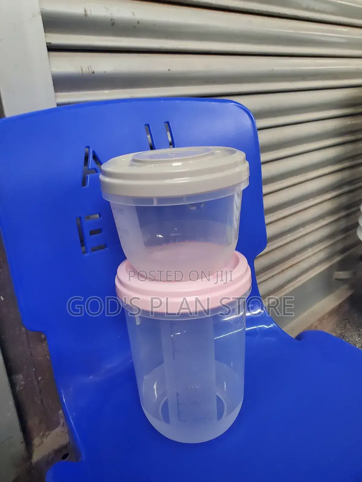 Plastic Storage Tins Plastic Storage Tins 2pcs