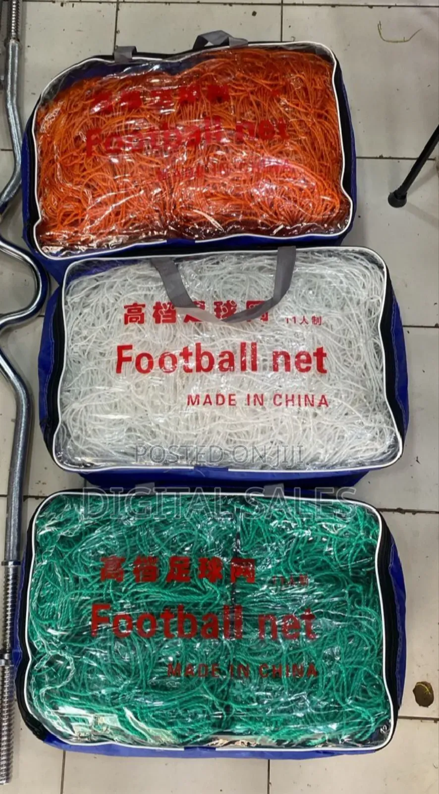 Foot Ball Net Pair 3.5mm Available