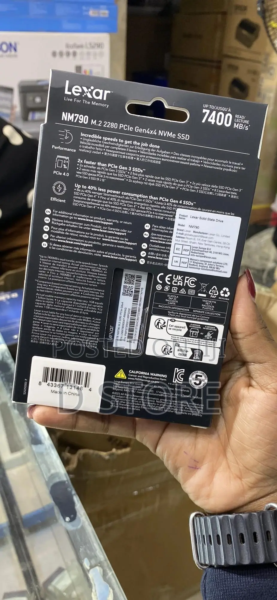 Lexar 4tb SSD M2