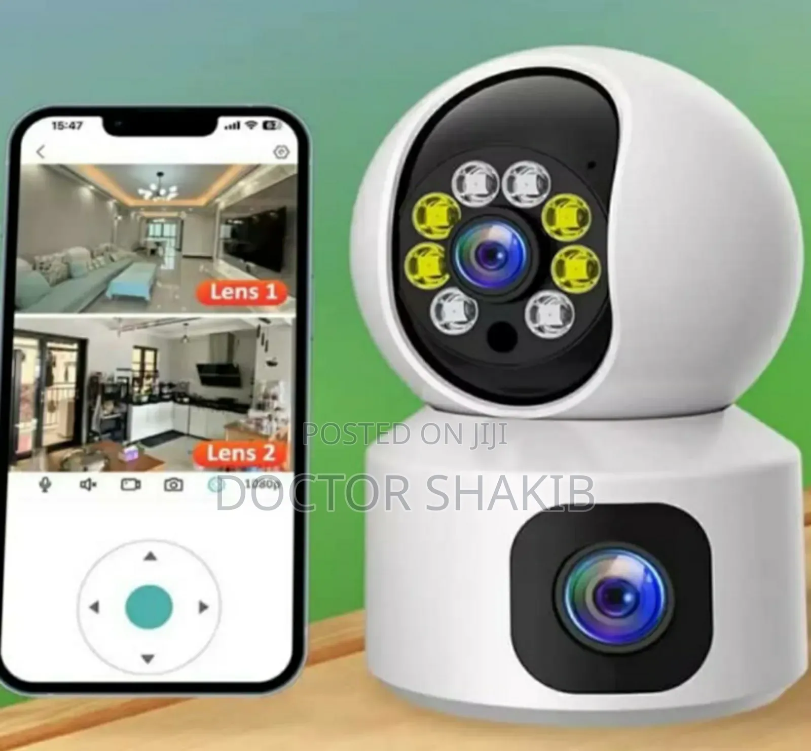 New 4g Sim Card Dual Lens Smart CCTV Camera