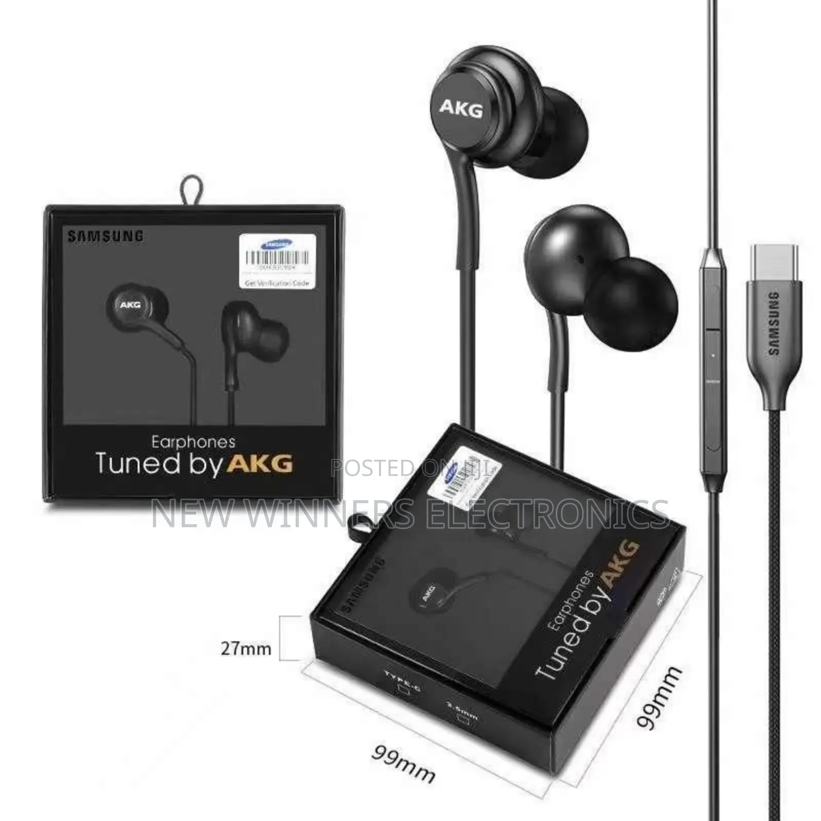 Samsung Akg Type C Original Wired Earphones