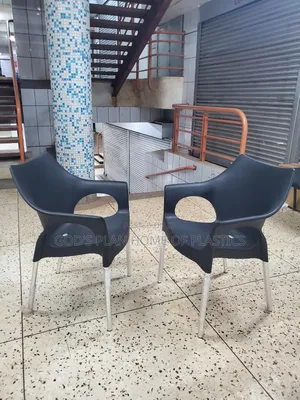 Photo - Office Plastic Chair Office Plastic Chair Black