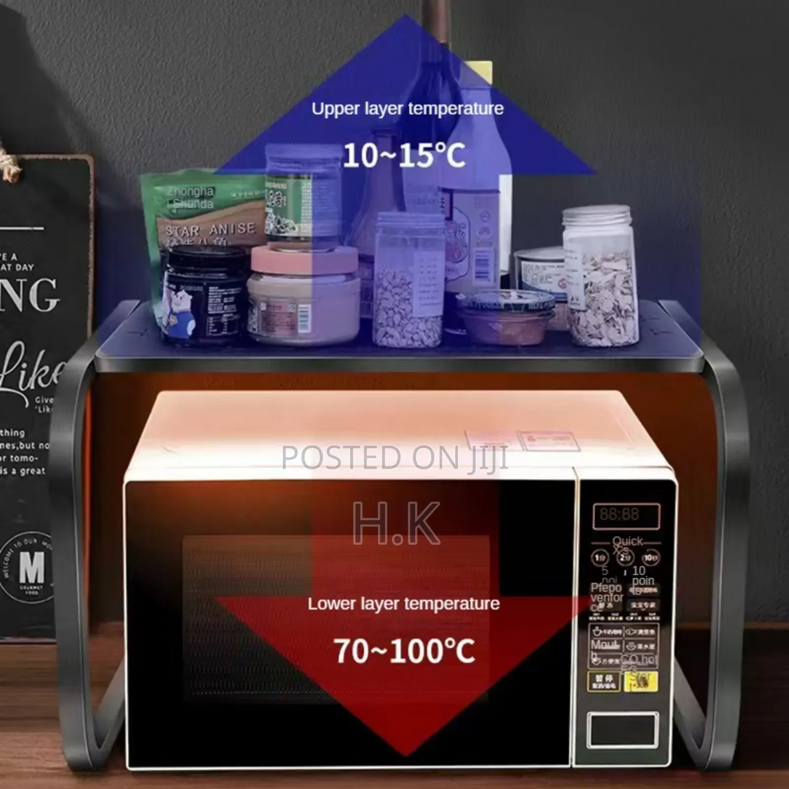 Microwave Storage Rack