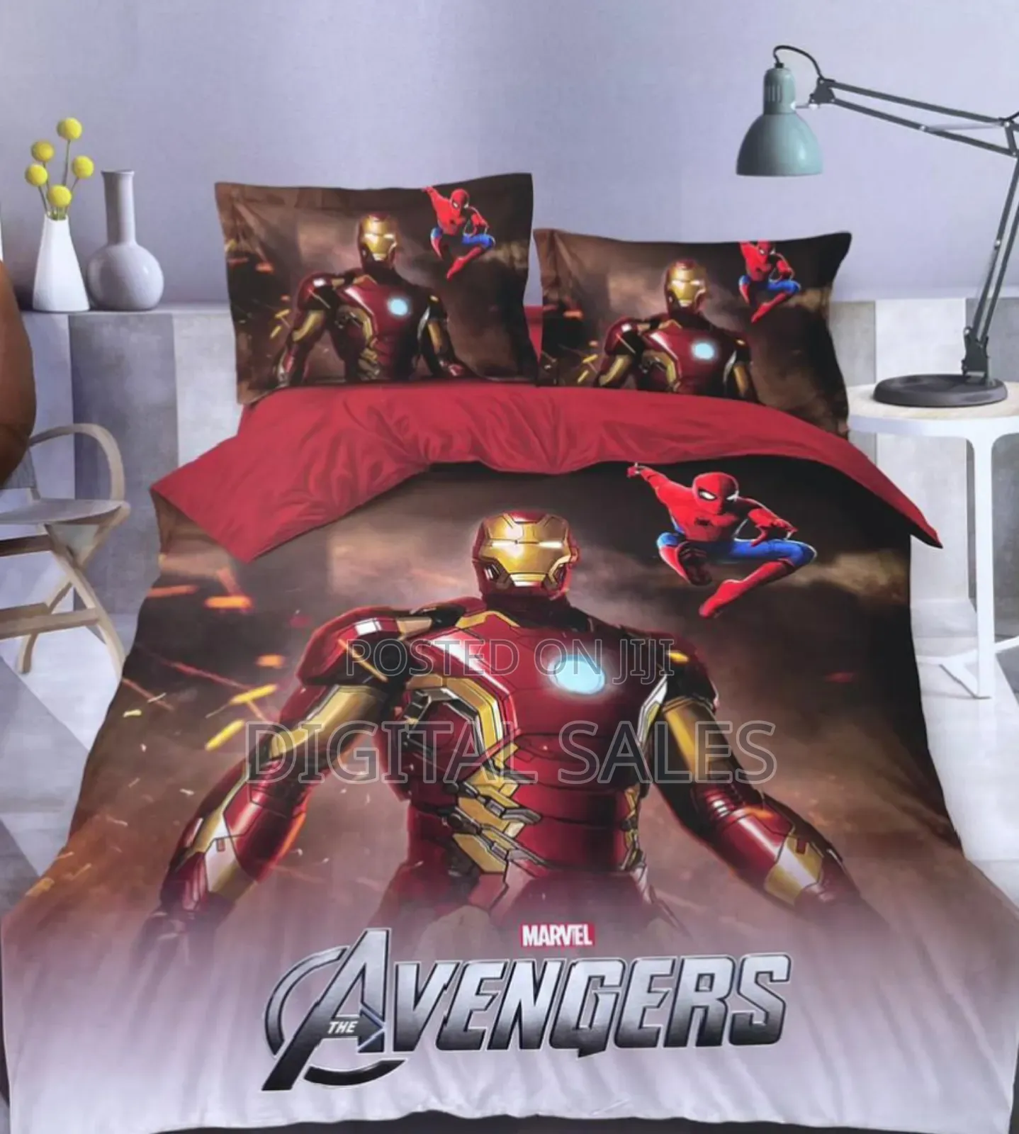 Kids Cartoon Character Duvet_avengers.