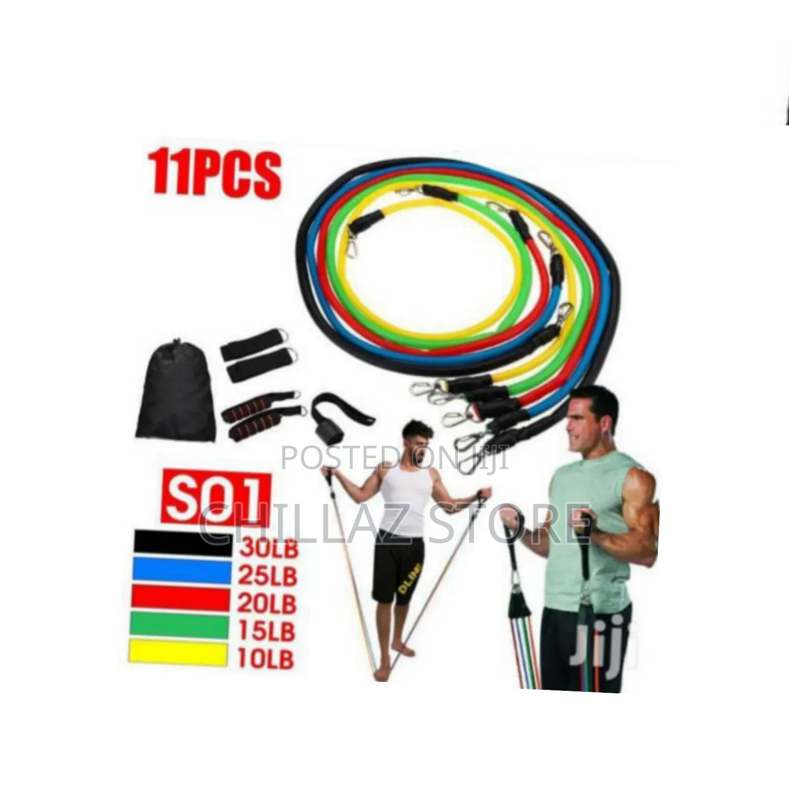 High Quality Exercise Resistance Bands Set.