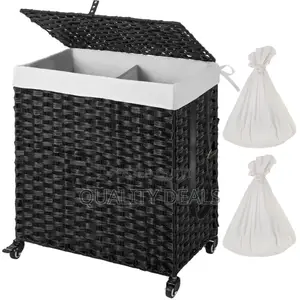 2 Compartment Greenstell Laundry Hamper/ Basket