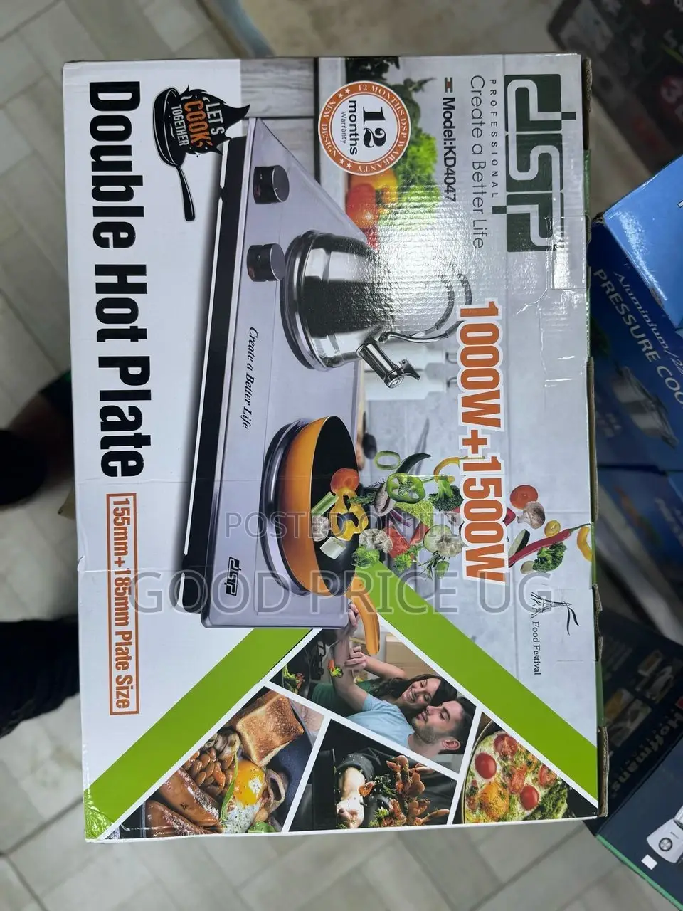DSP Double Hotplate 1000w+1500w