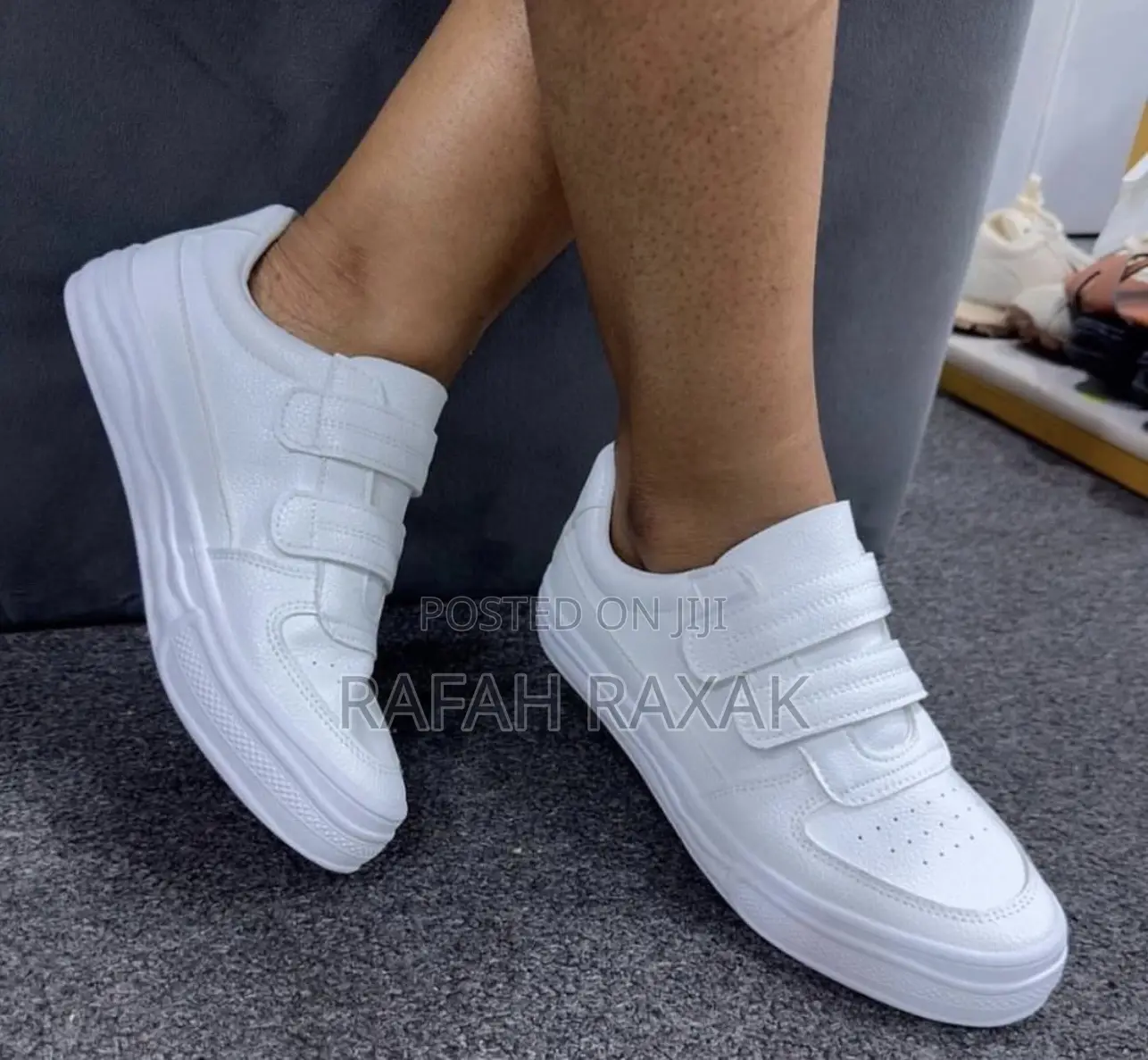 New Classic Unisex White Leopard Casual Leather Shoes