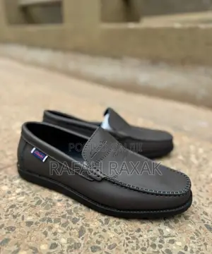 Photo - Men’S Dark Tan Smart Casual Clarks Flat Sole Moccasin