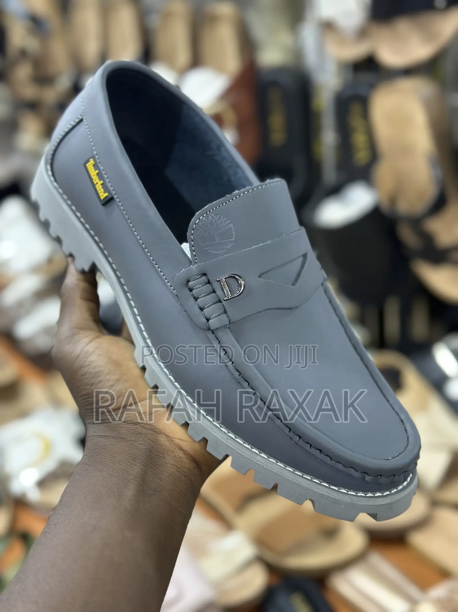 Original Grey Timberland Smart-Casual Loafer Moccasins