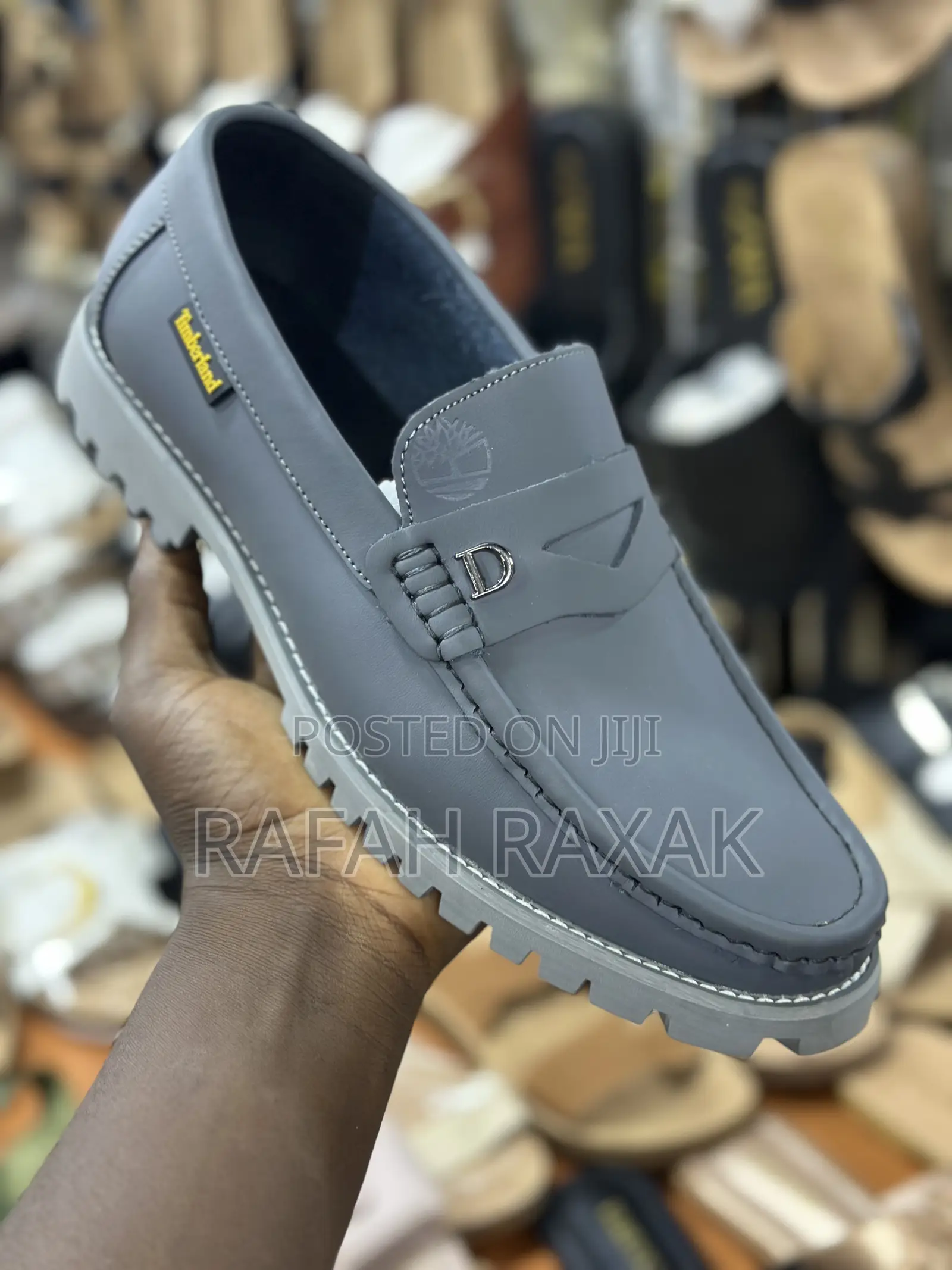 Original Grey Timberland Smart-Casual Loafer Moccasins