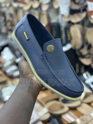 Original Men’S Blue Casual Timberland Flat Sole Moccasins