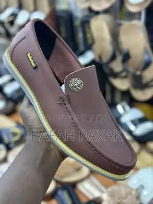 Men’S Super Classic Brown Timberland Flat Sole Moccasins