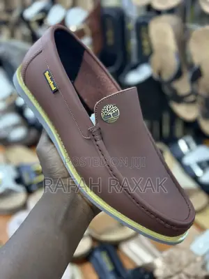 Men’S Super Classic Brown Timberland Flat Sole Moccasins