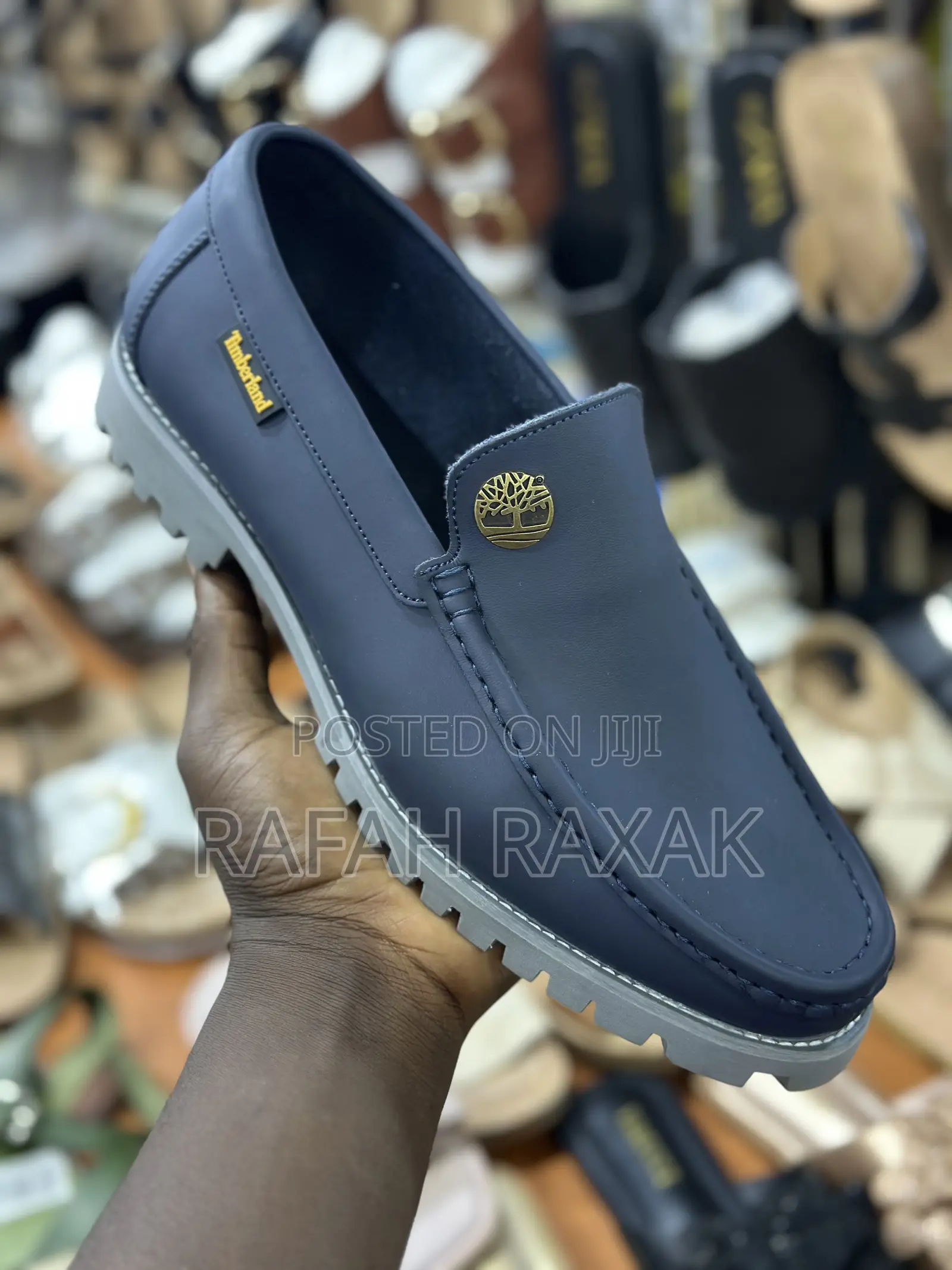 Men’S Navy Blue Smart Casual Timberland Loafer Moccasin