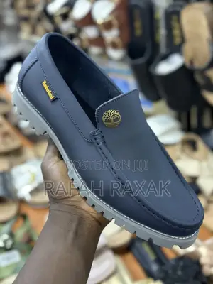 Photo - Men’S Navy Blue Smart Casual Timberland Loafer Moccasin