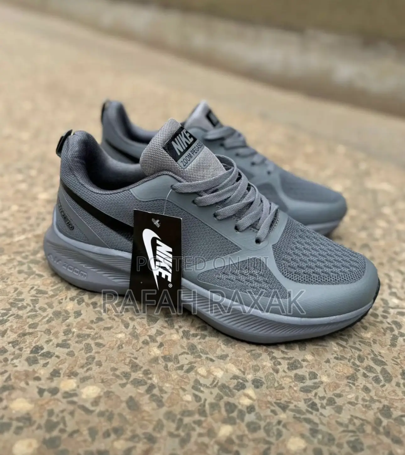 New Classic Mid Grey Nike Zoom Runner Sport Gym Running Shoe