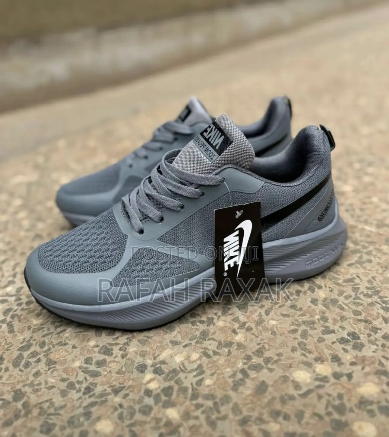 New Classic Mid Grey Nike Zoom Runner Sport Gym Running Shoe